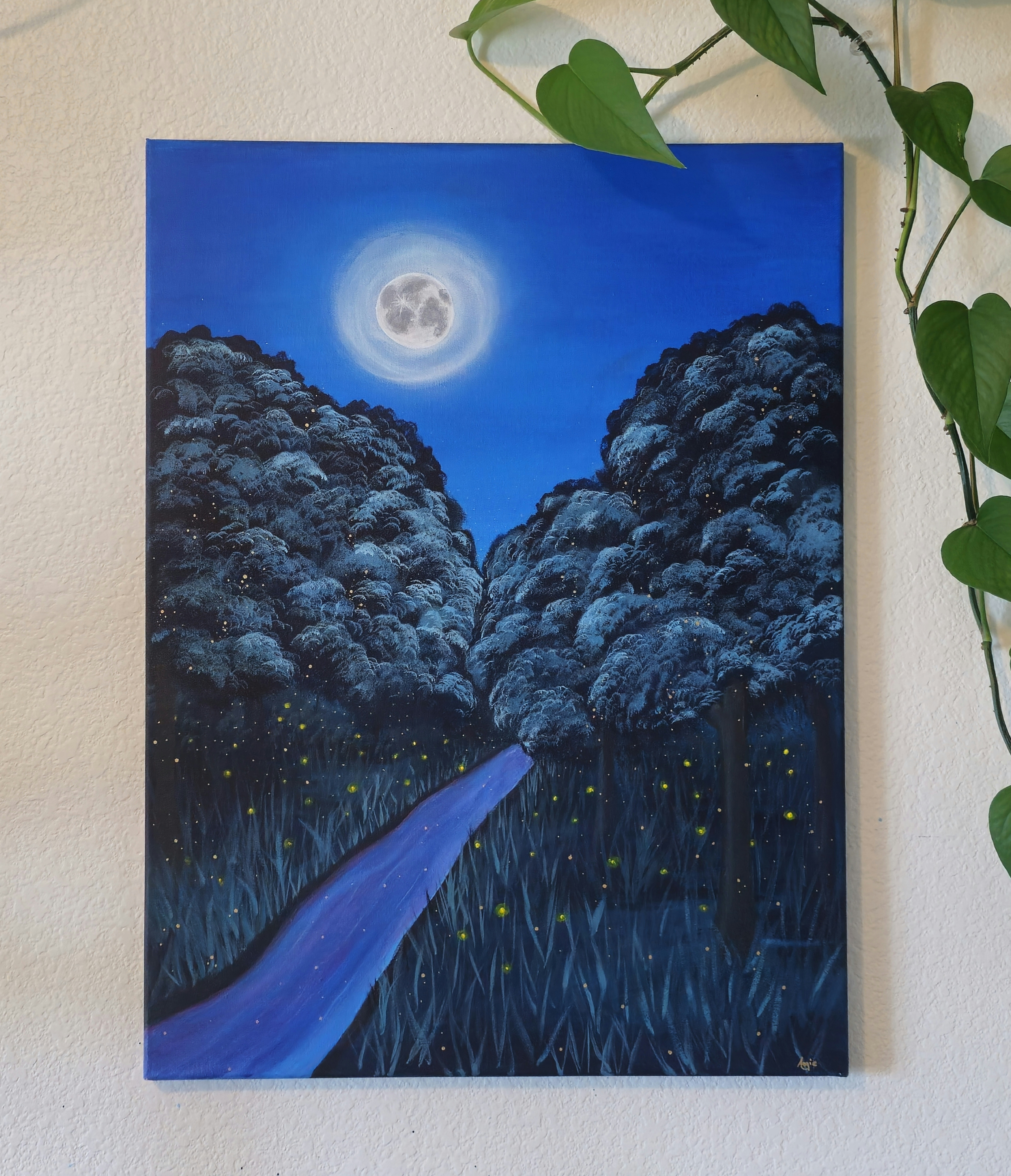 Moonlit Magic Forest