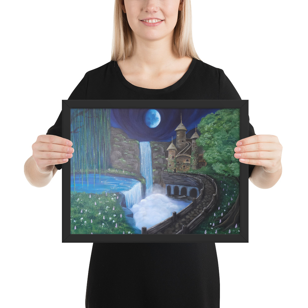 Secret Haven (Framed Paper Print)