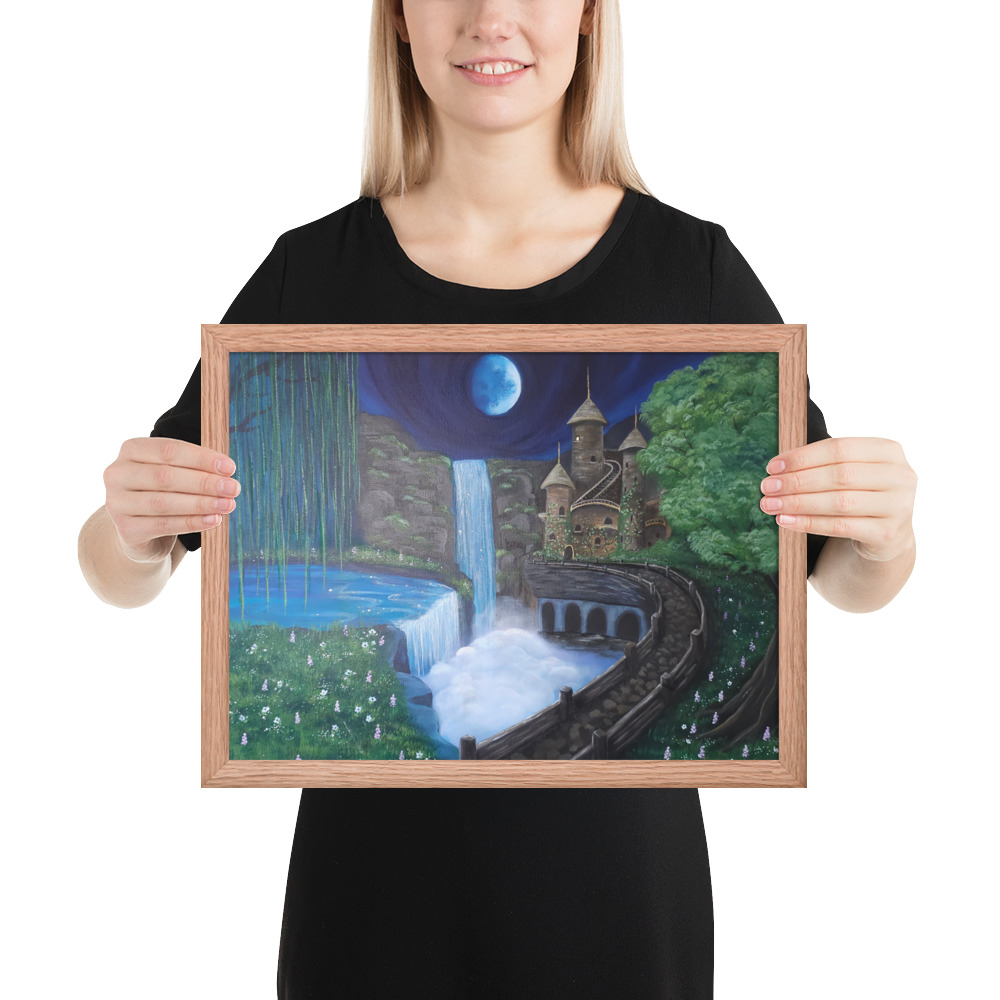 Secret Haven (Framed Paper Print)