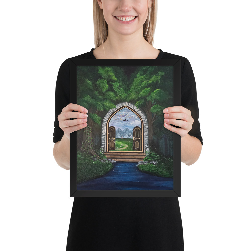 To Anther World (Framed Paper Print)