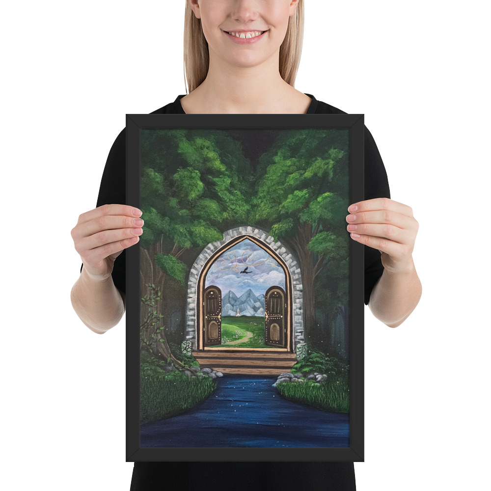 To Anther World (Framed Paper Print)