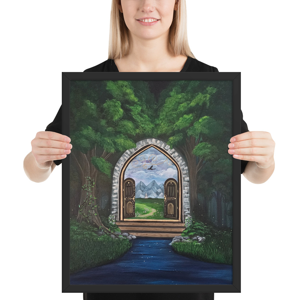 To Anther World (Framed Paper Print)