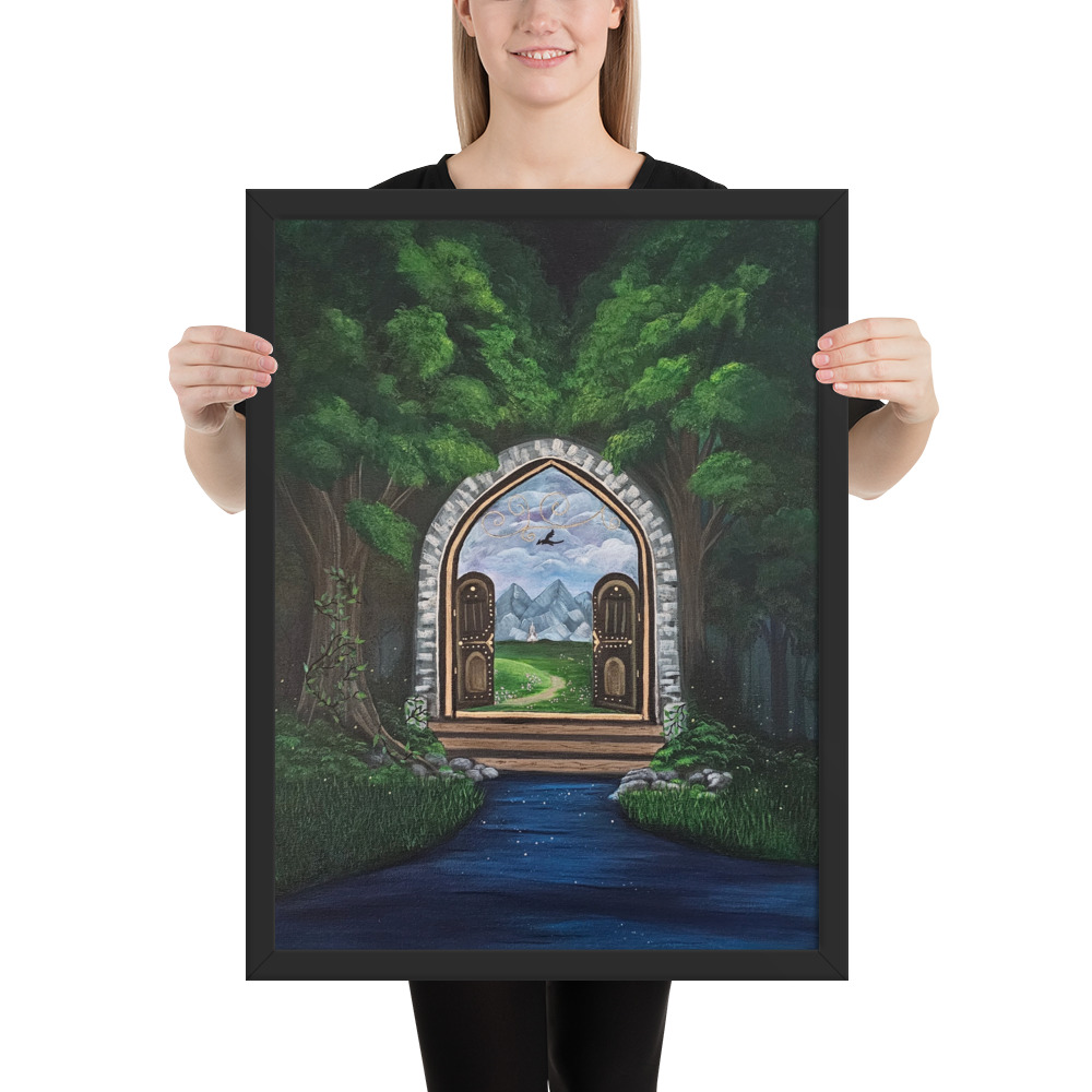 To Anther World (Framed Paper Print)