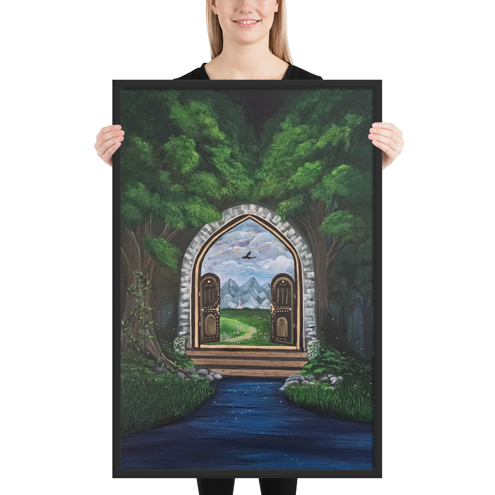 To Anther World (Framed Paper Print)