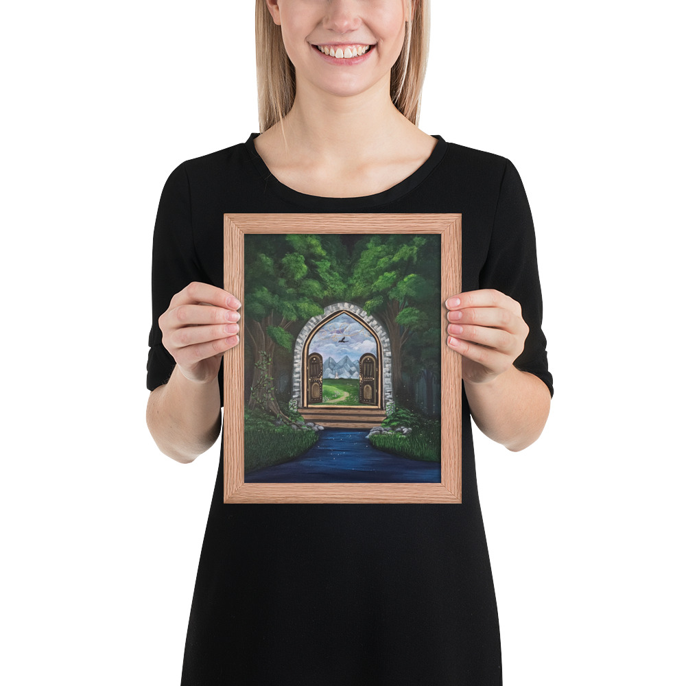 To Anther World (Framed Paper Print)