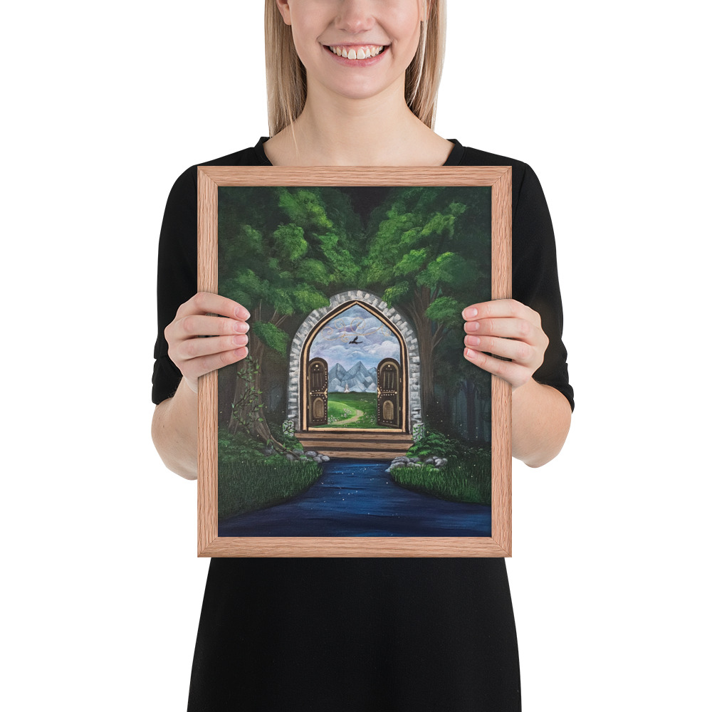 To Anther World (Framed Paper Print)
