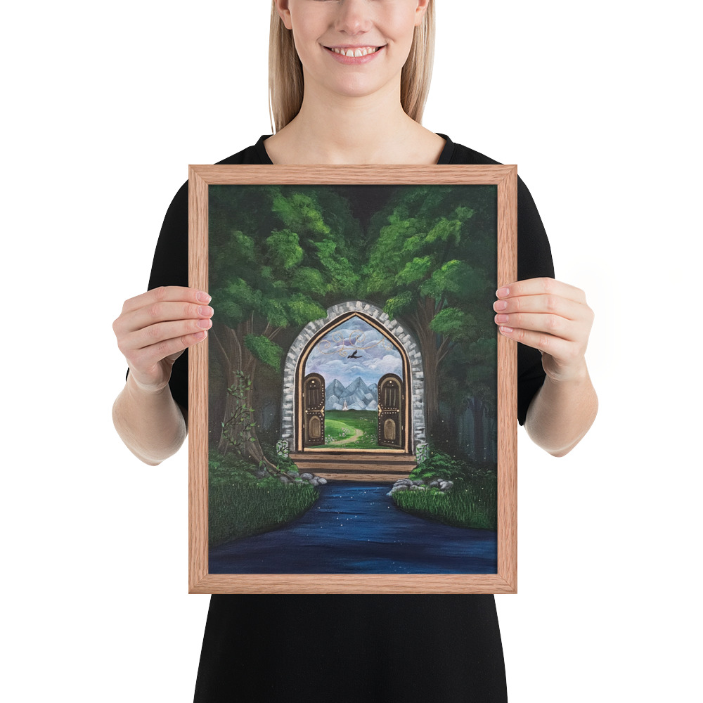 To Anther World (Framed Paper Print)
