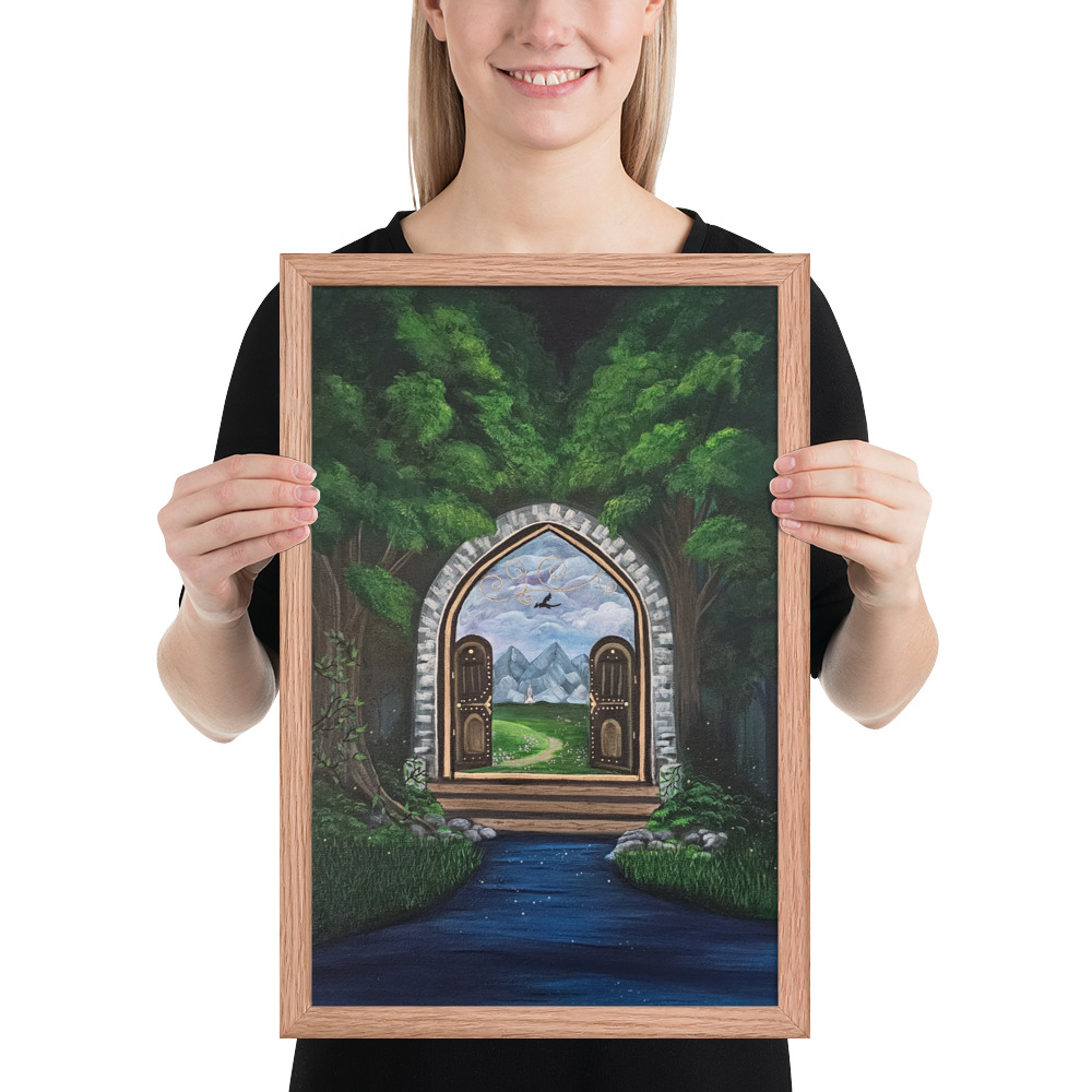 To Anther World (Framed Paper Print)