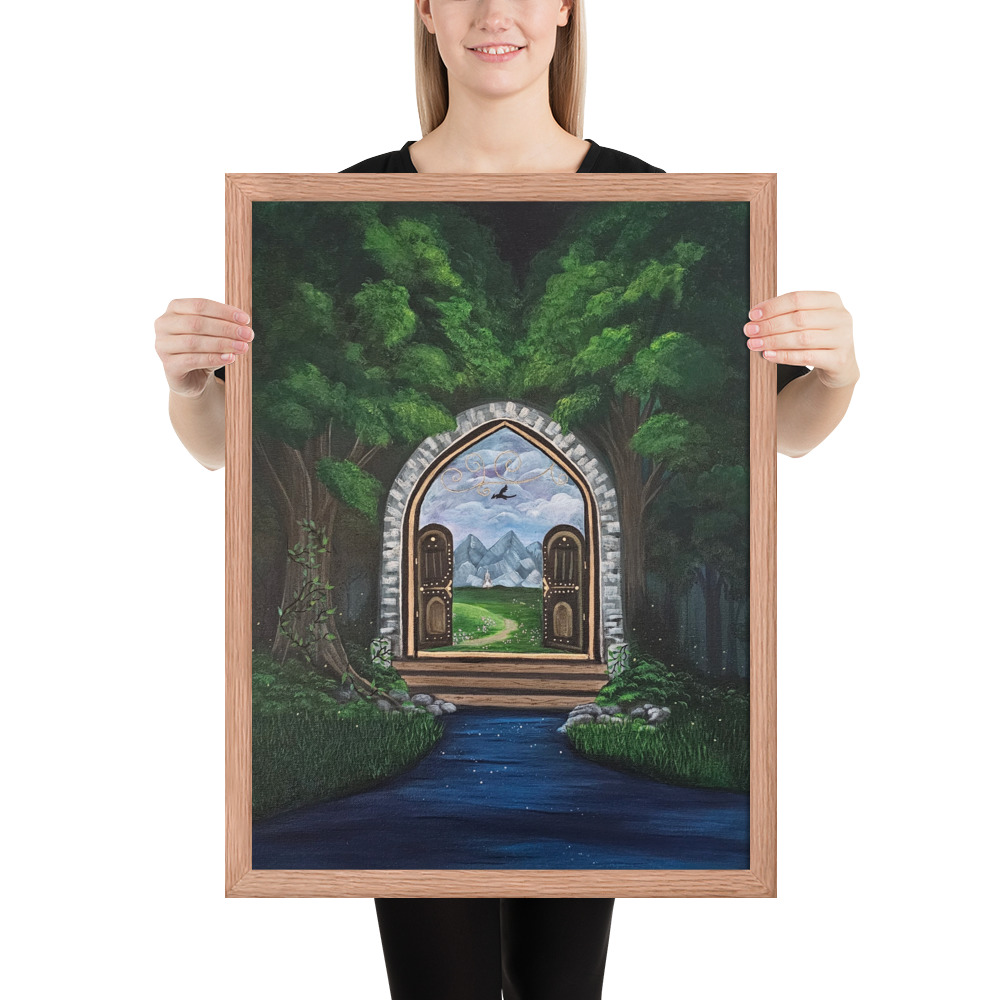 To Anther World (Framed Paper Print)