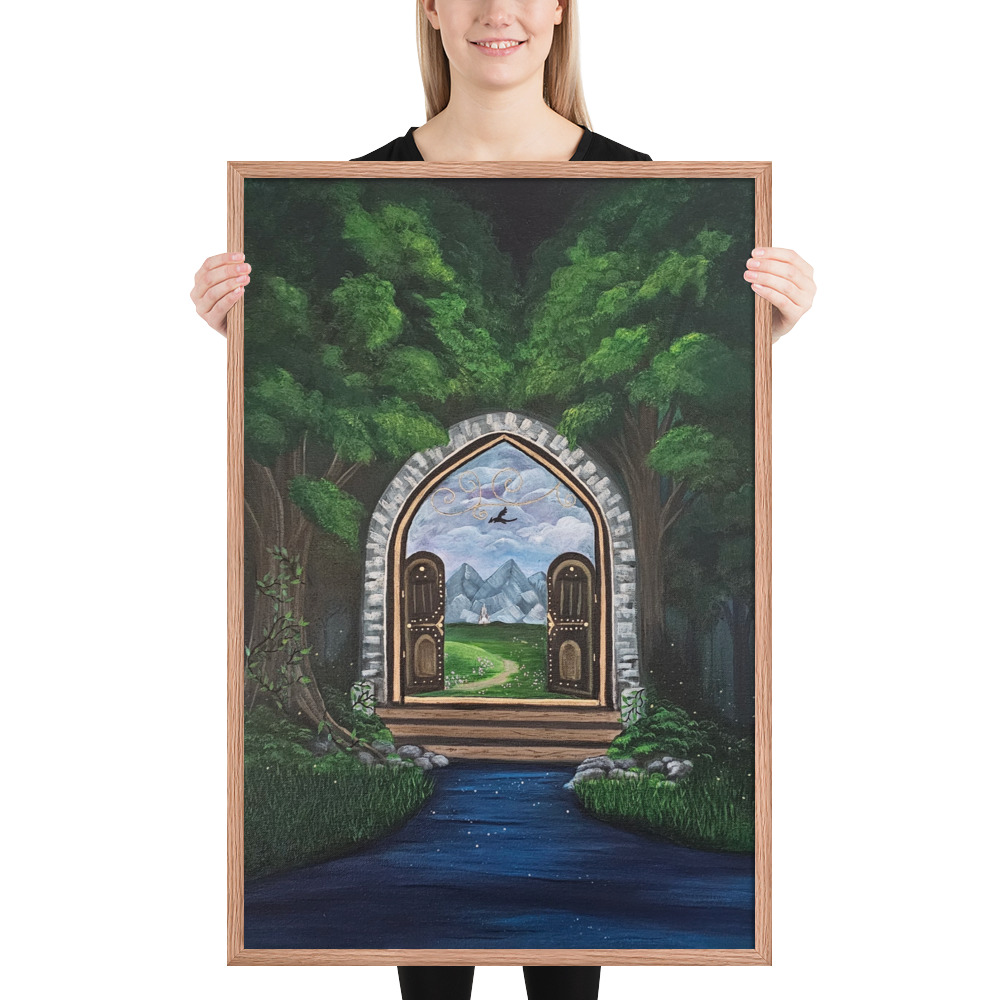 To Anther World (Framed Paper Print)
