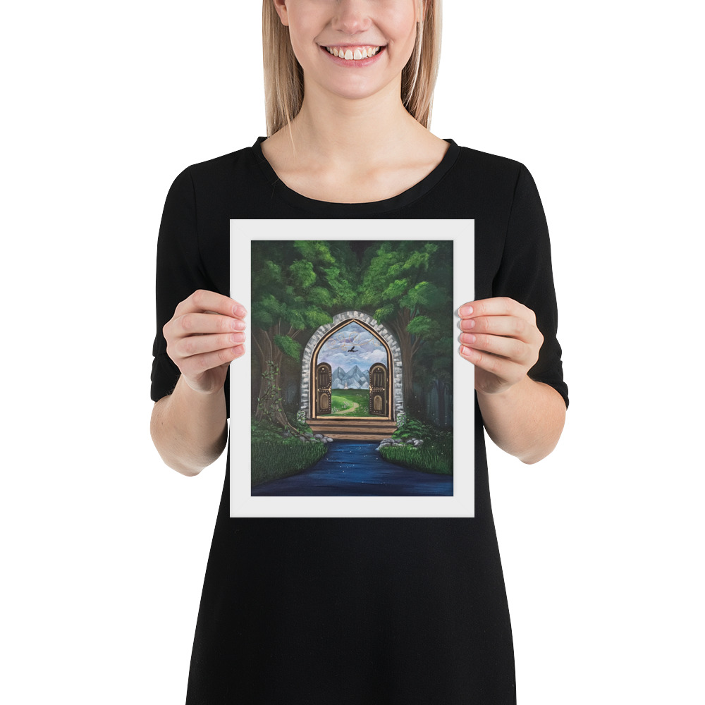 To Anther World (Framed Paper Print)