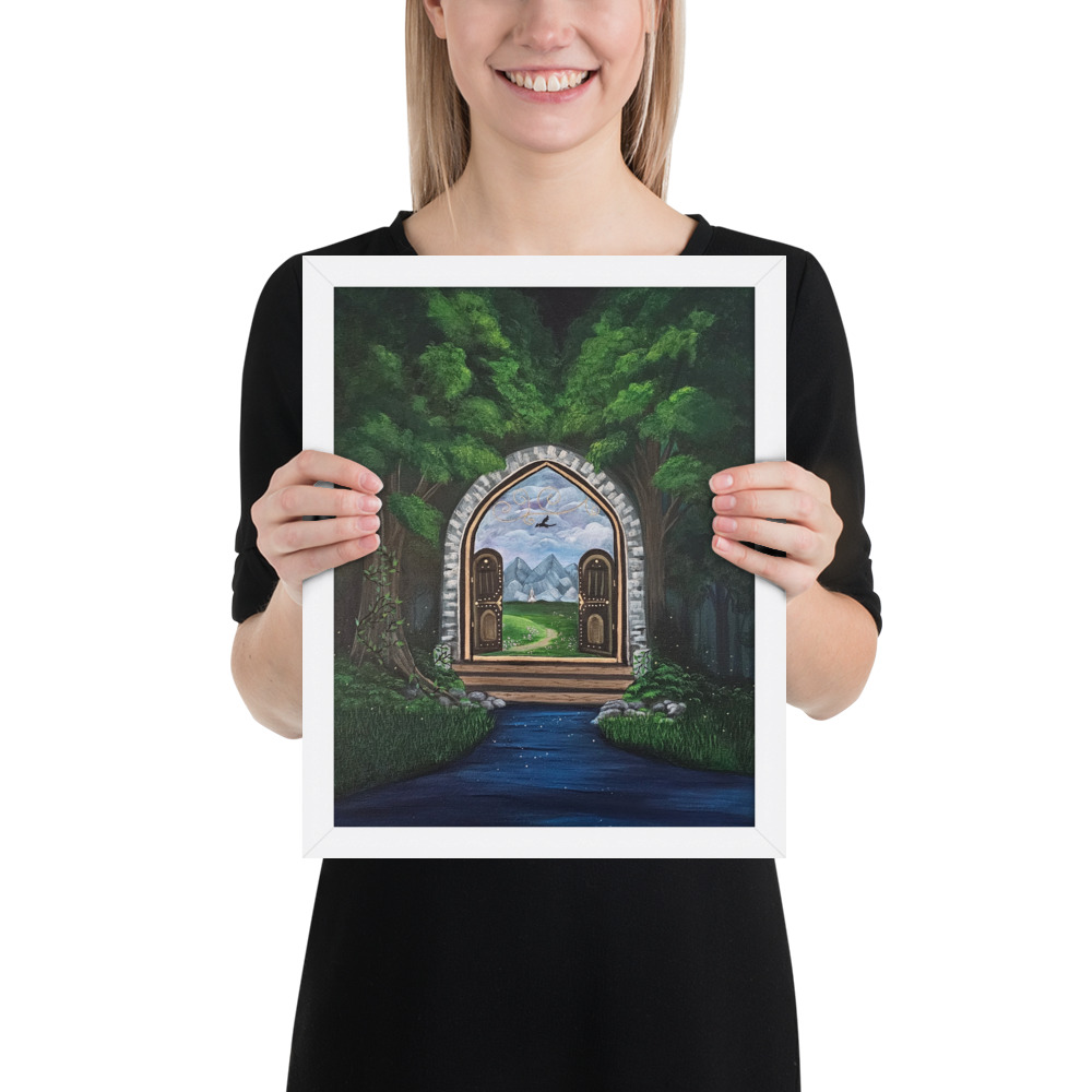 To Anther World (Framed Paper Print)