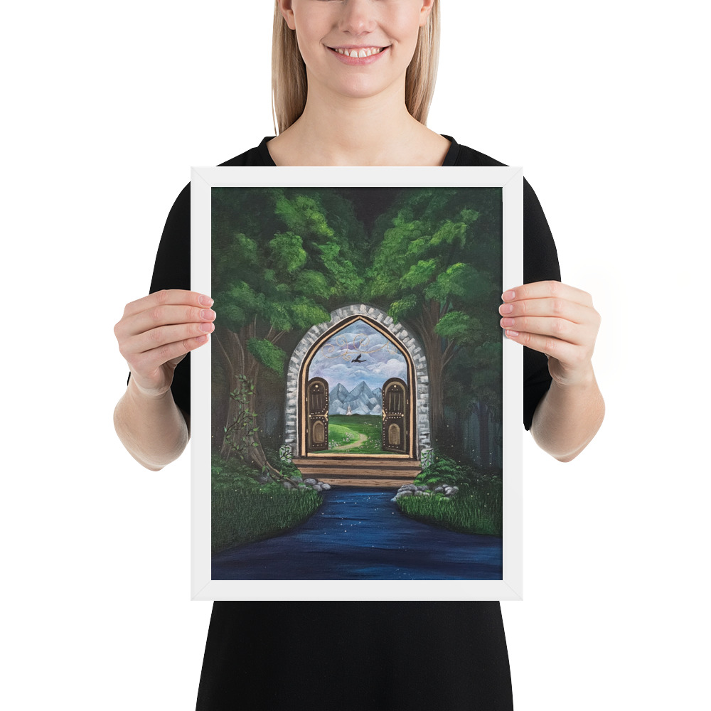 To Anther World (Framed Paper Print)
