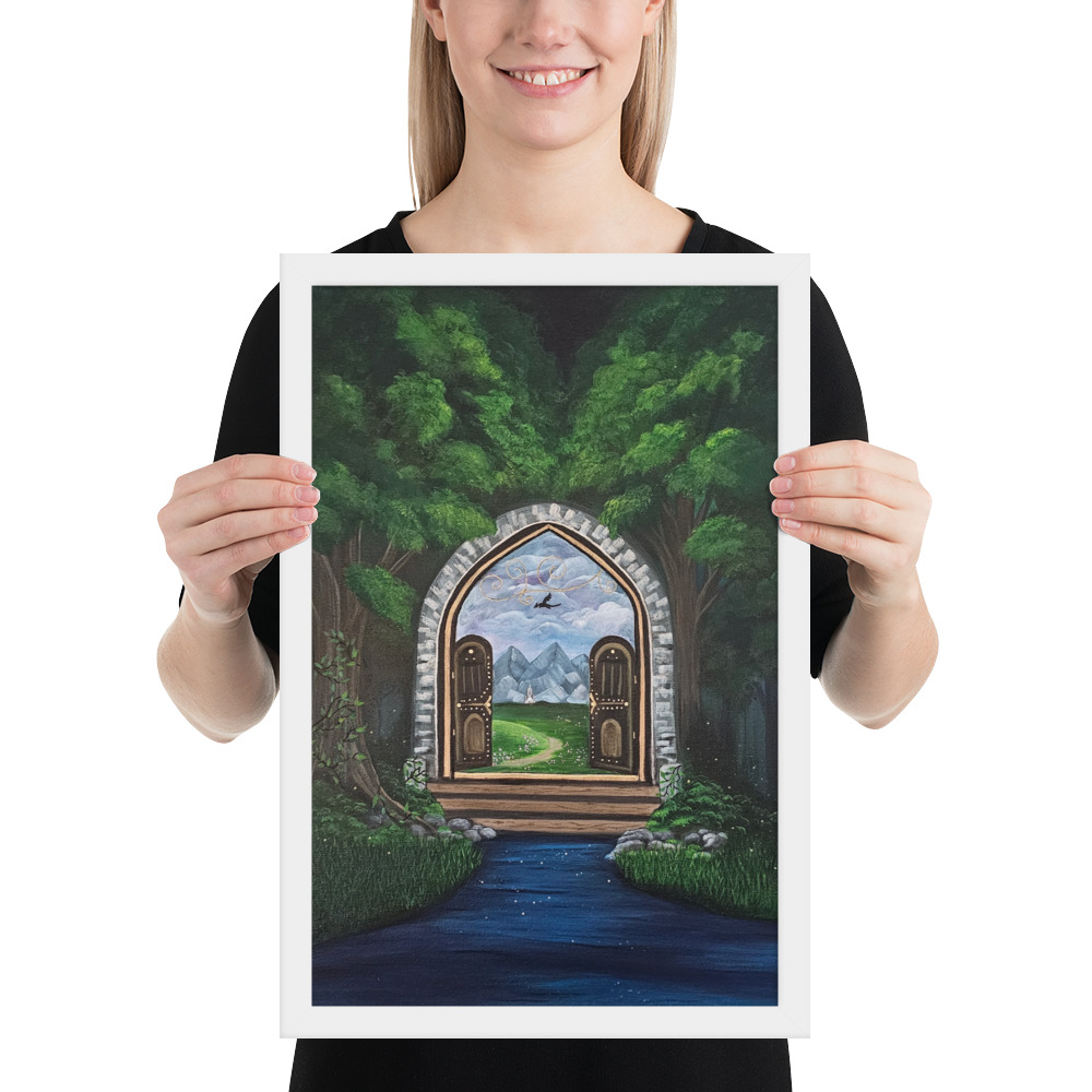To Anther World (Framed Paper Print)