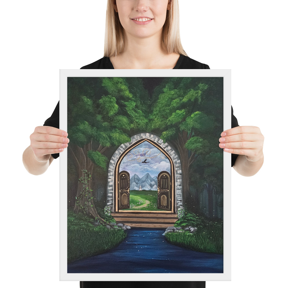 To Anther World (Framed Paper Print)