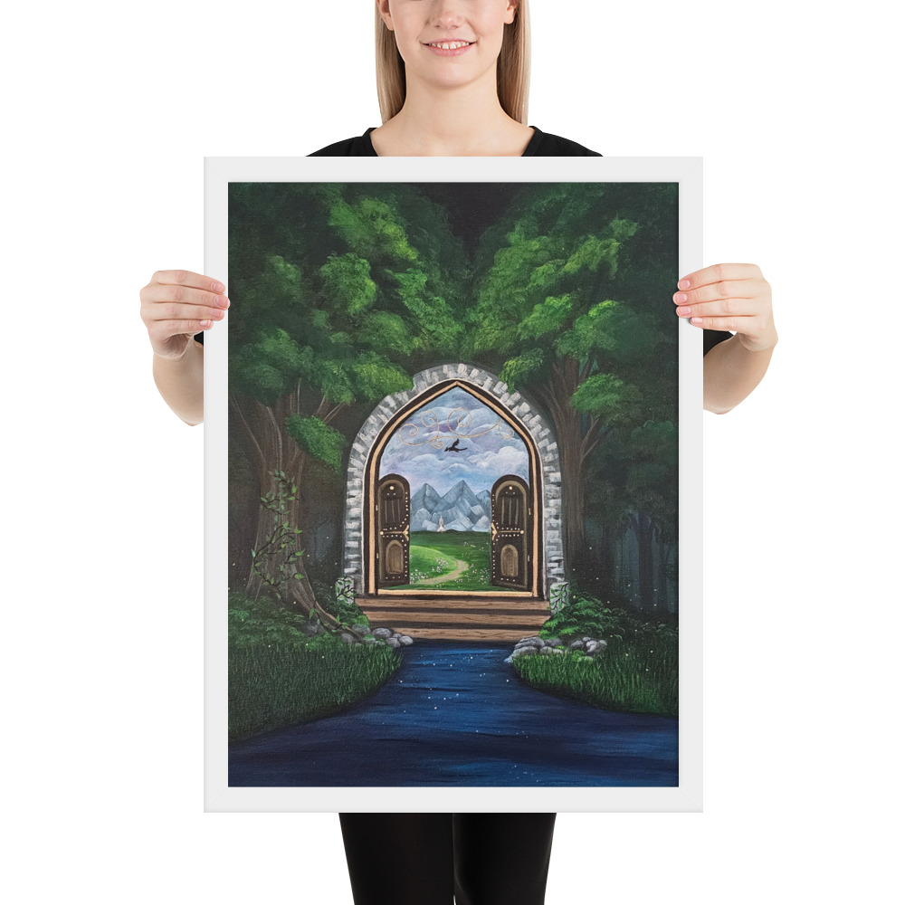 To Anther World (Framed Paper Print)