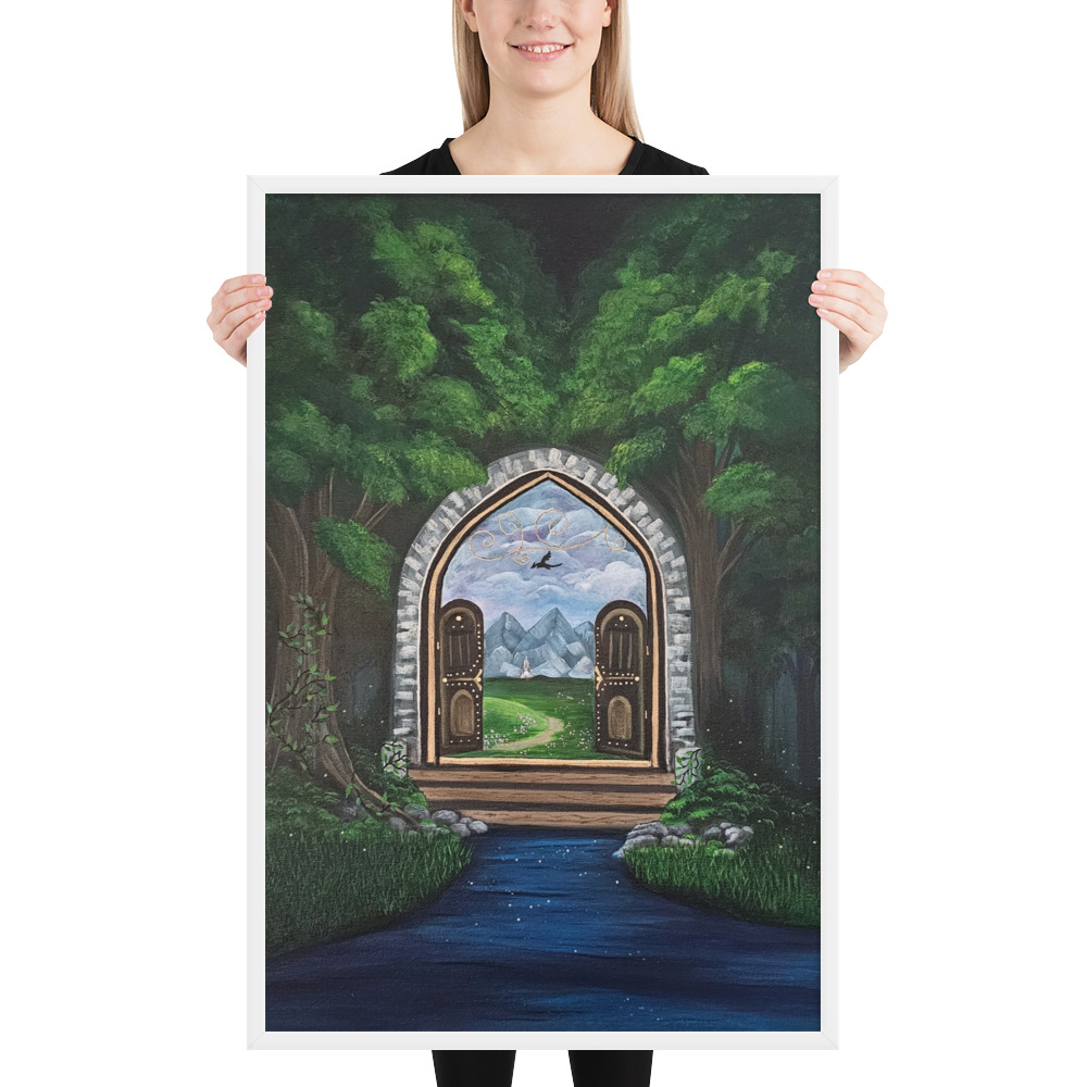 To Anther World (Framed Paper Print)