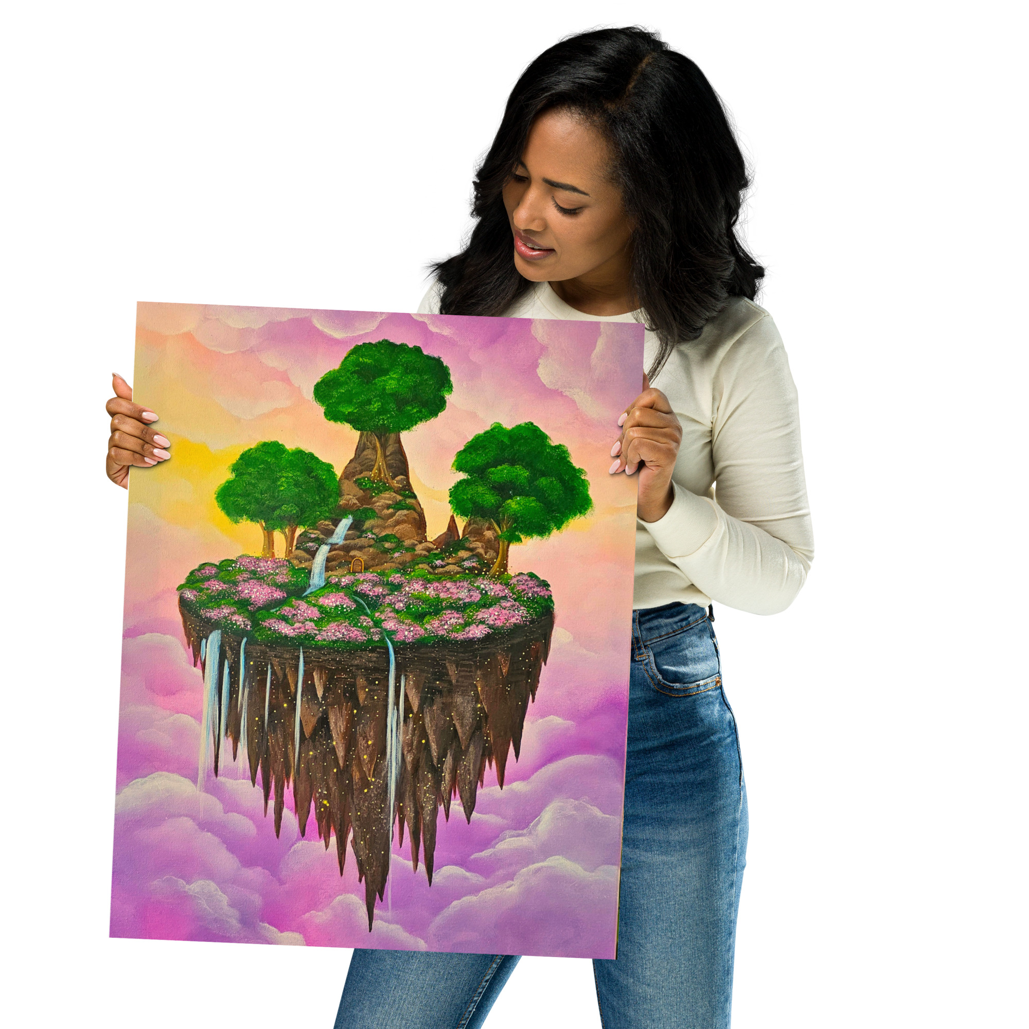 Island in the Clouds (Poster)