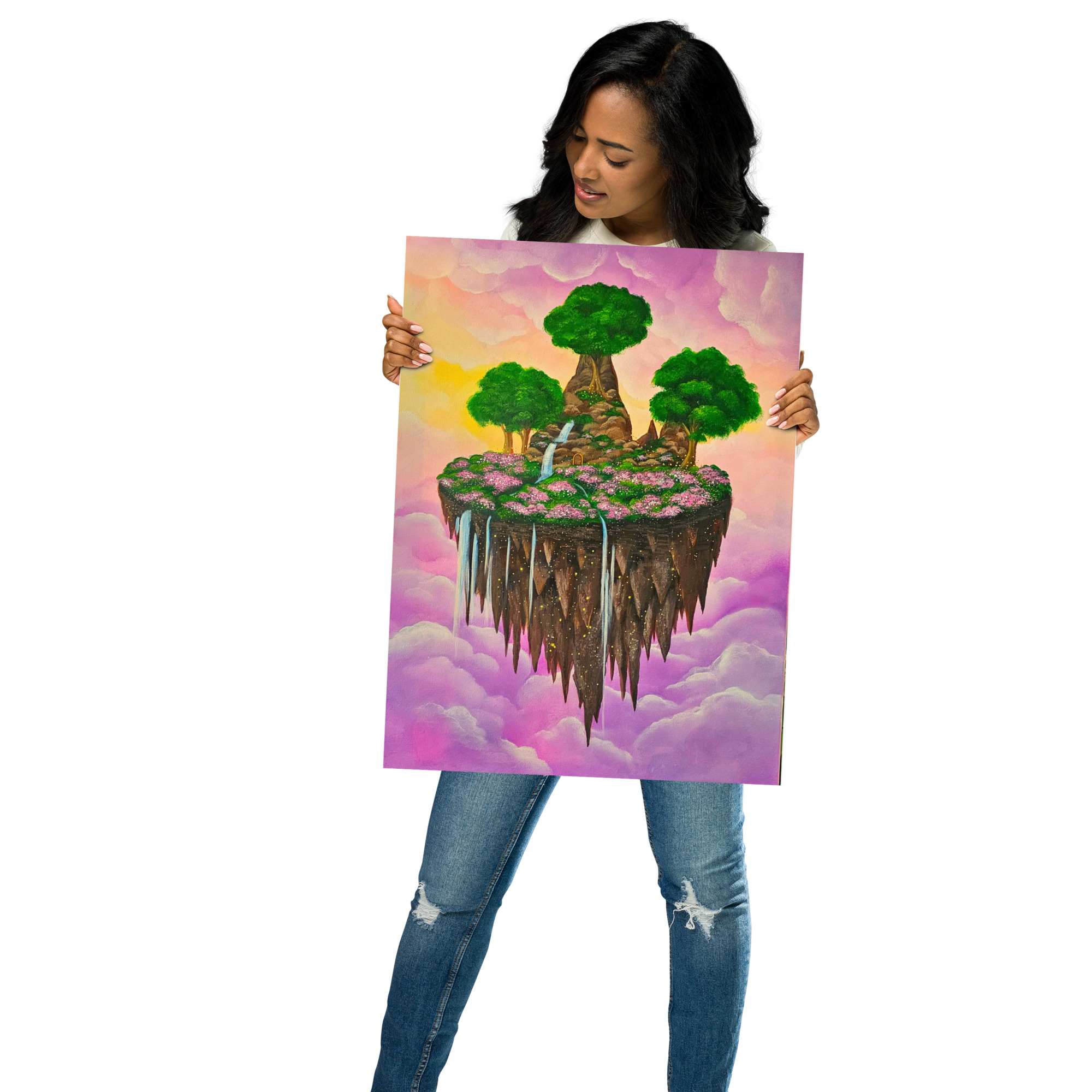 Island in the Clouds (Poster)