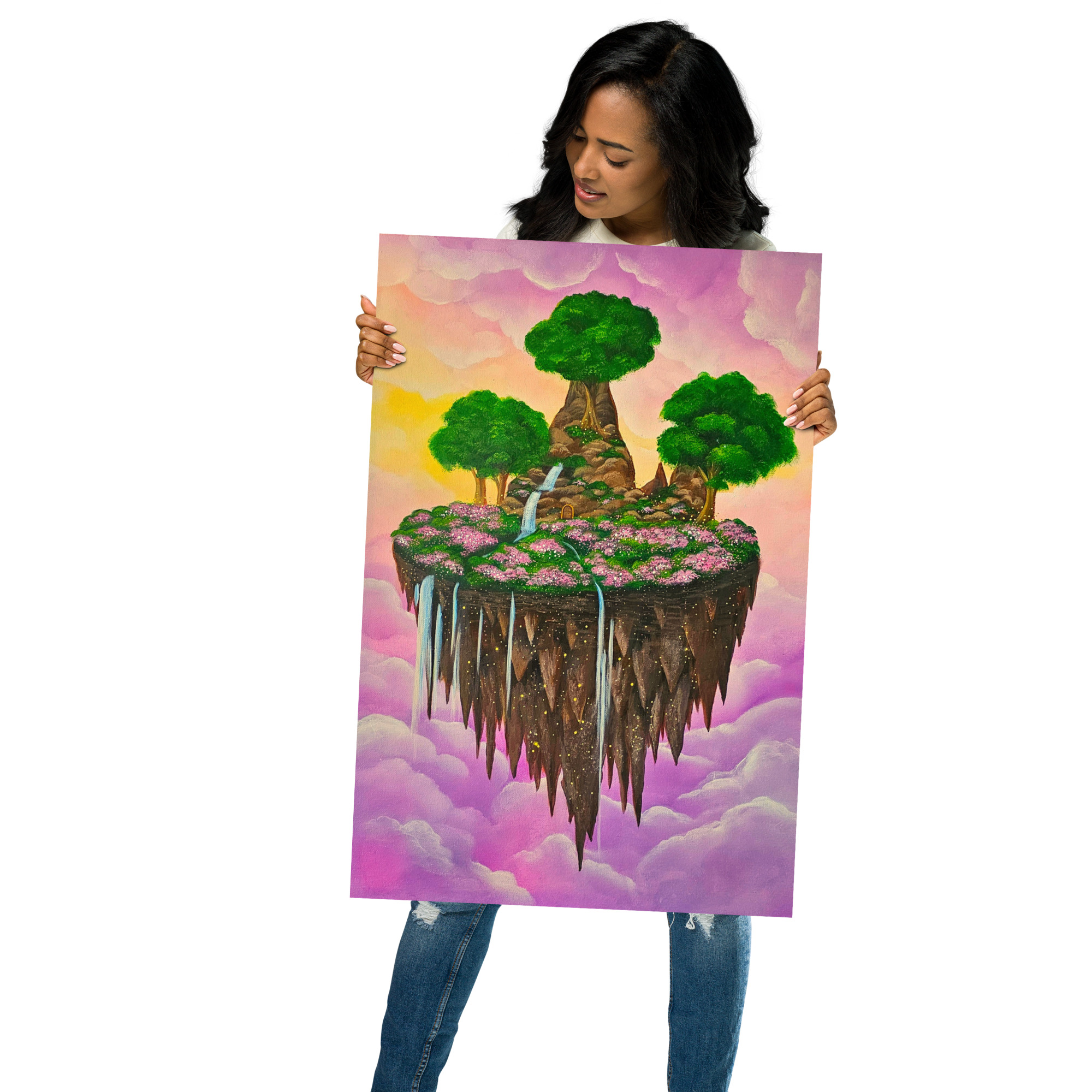 Island in the Clouds (Poster)