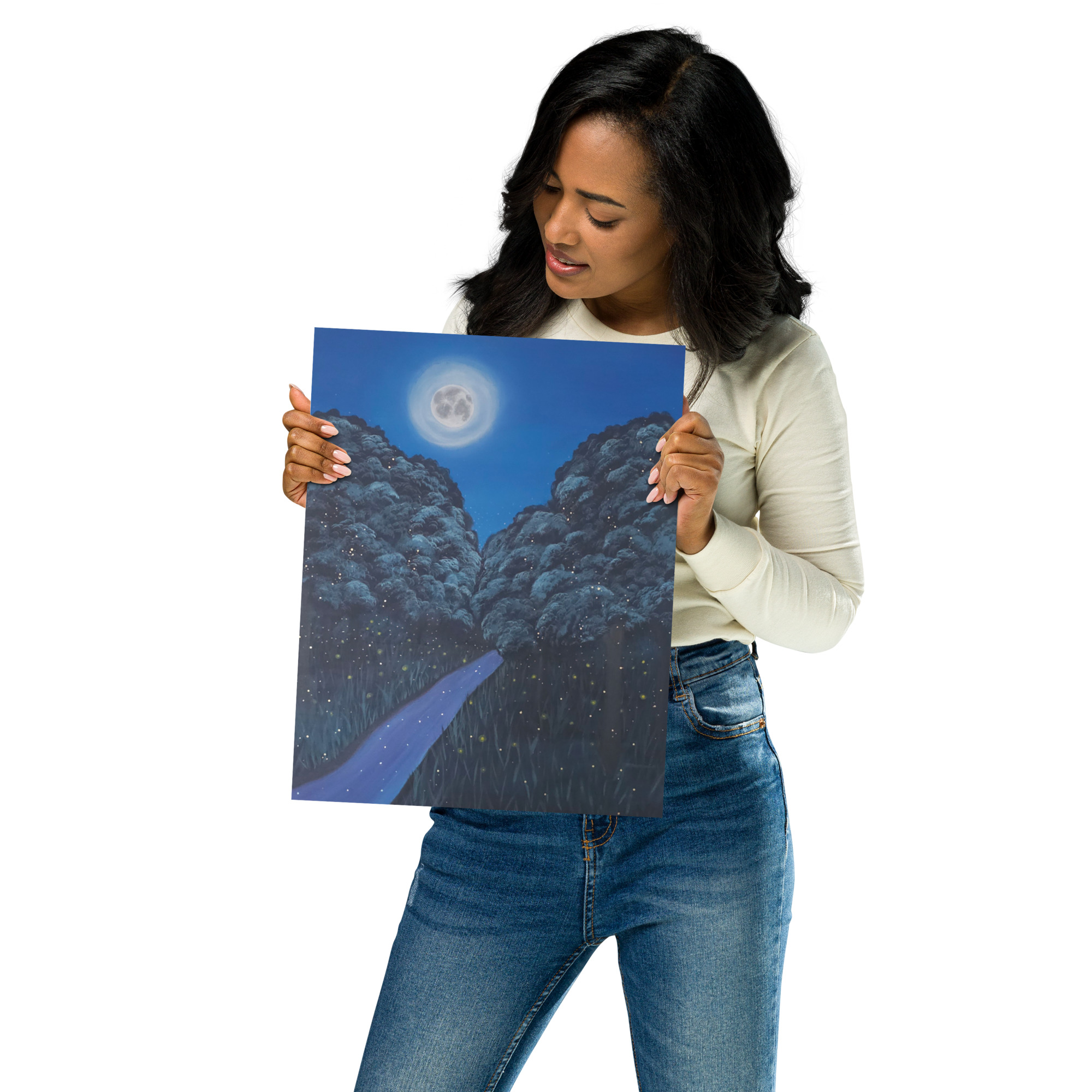 Moonlit Magic Forest (Poster)