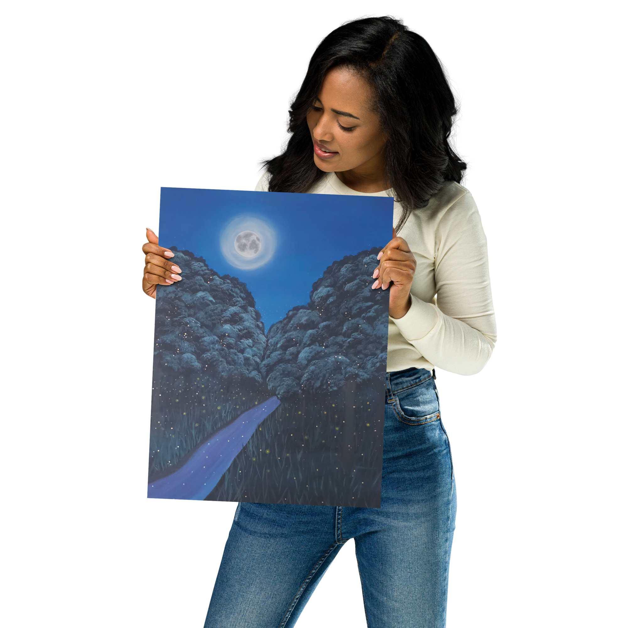 Moonlit Magic Forest (Poster)