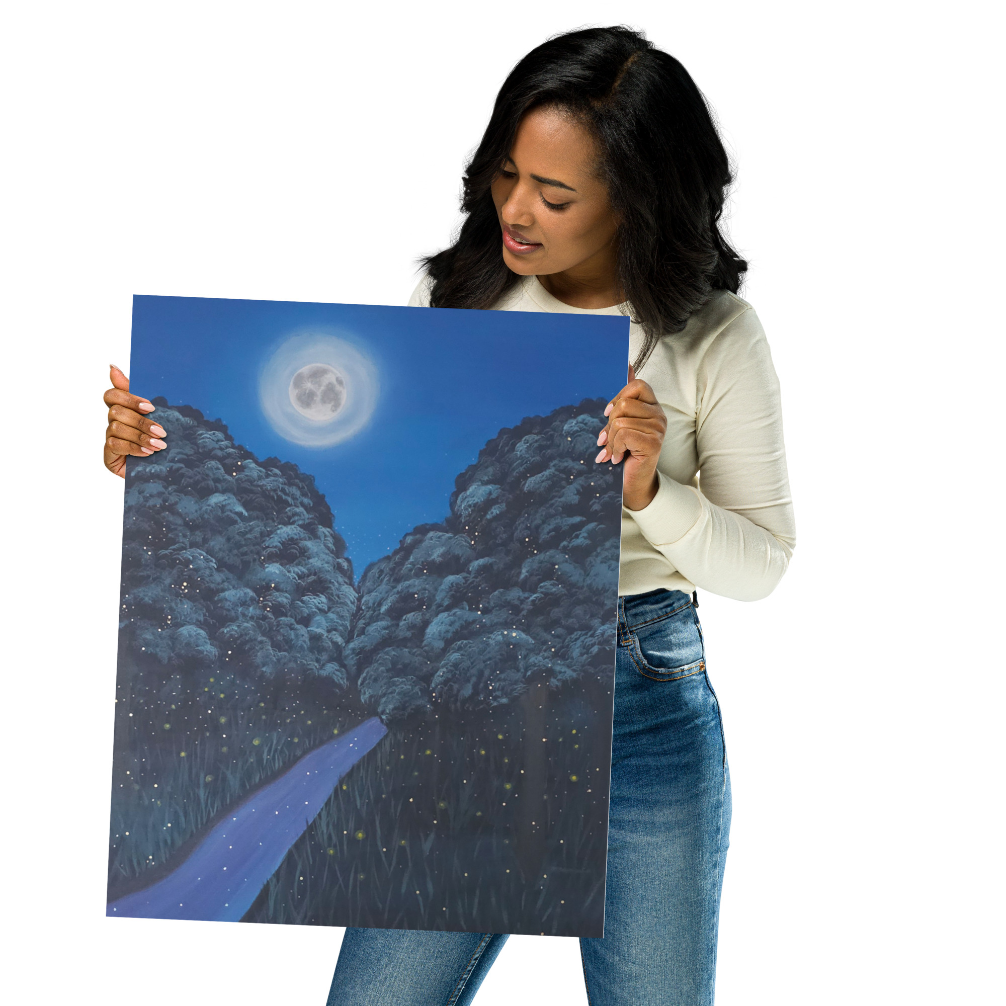 Moonlit Magic Forest (Poster)