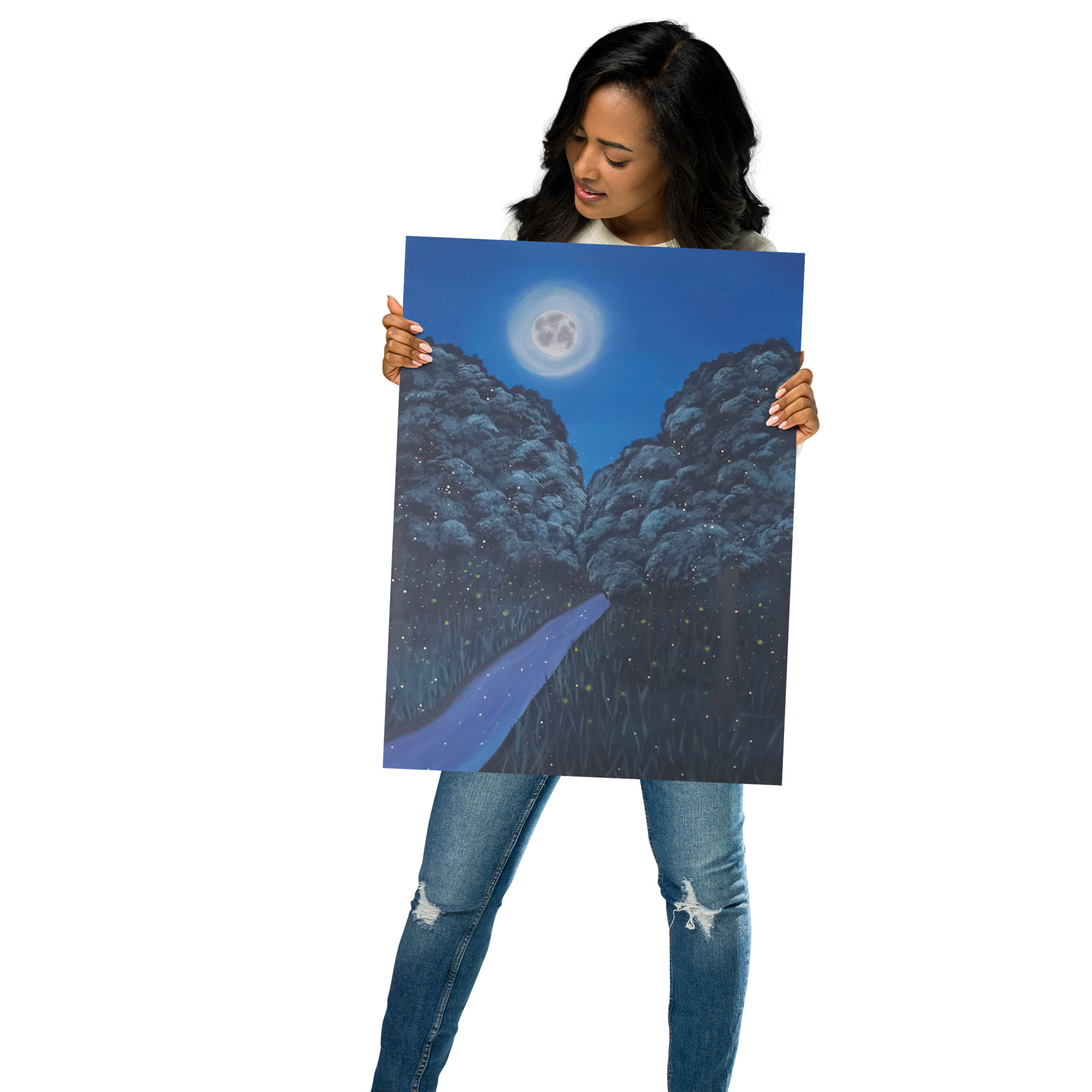 Moonlit Magic Forest (Poster)