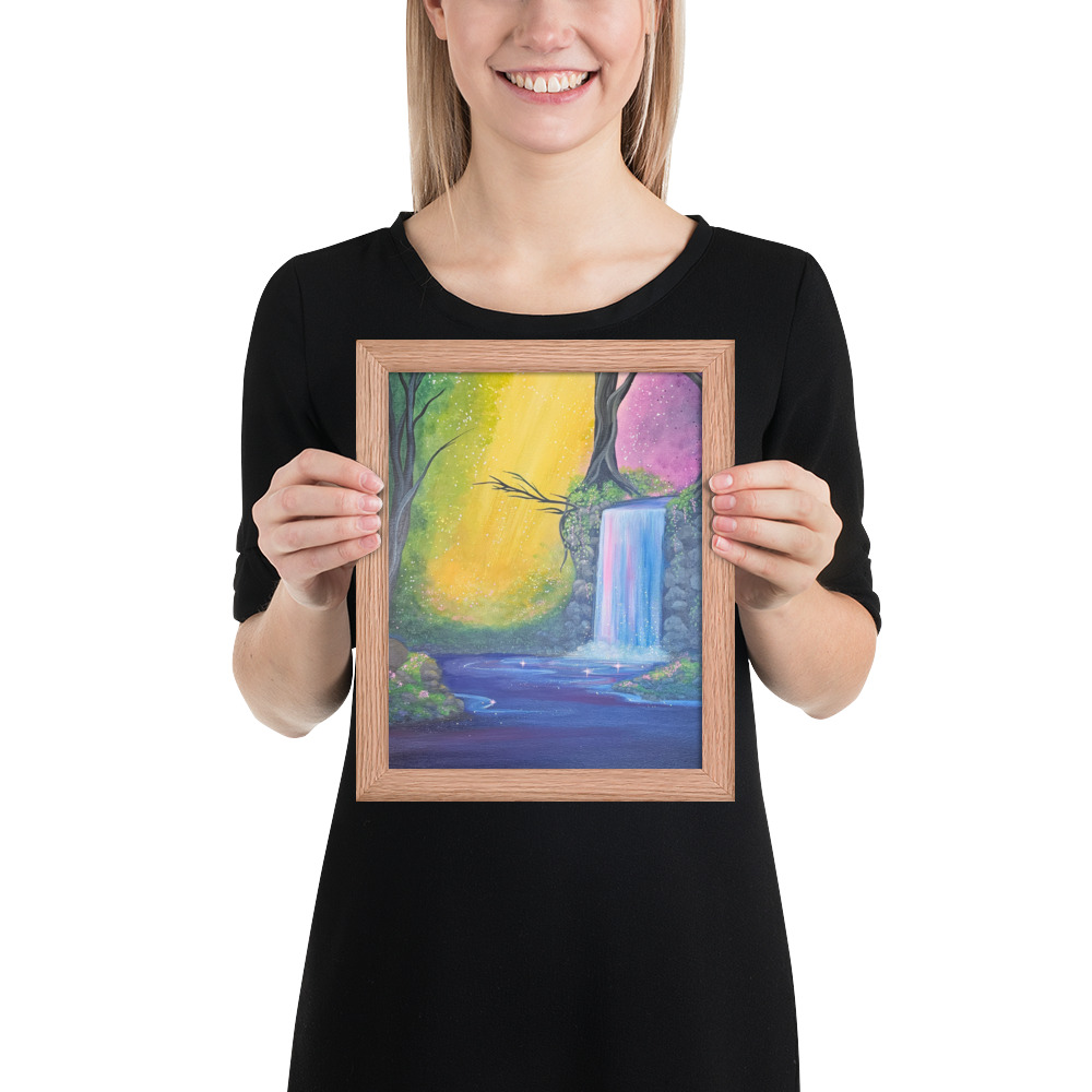 Enchanted Hollow (Framed Paper Print)