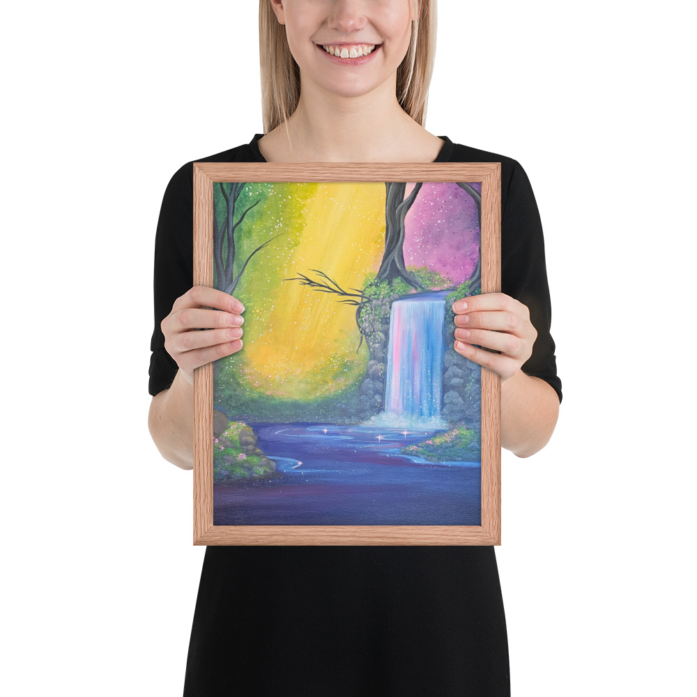 Enchanted Hollow (Framed Paper Print)