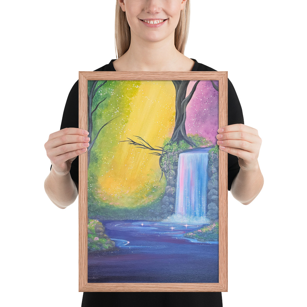 Enchanted Hollow (Framed Paper Print)