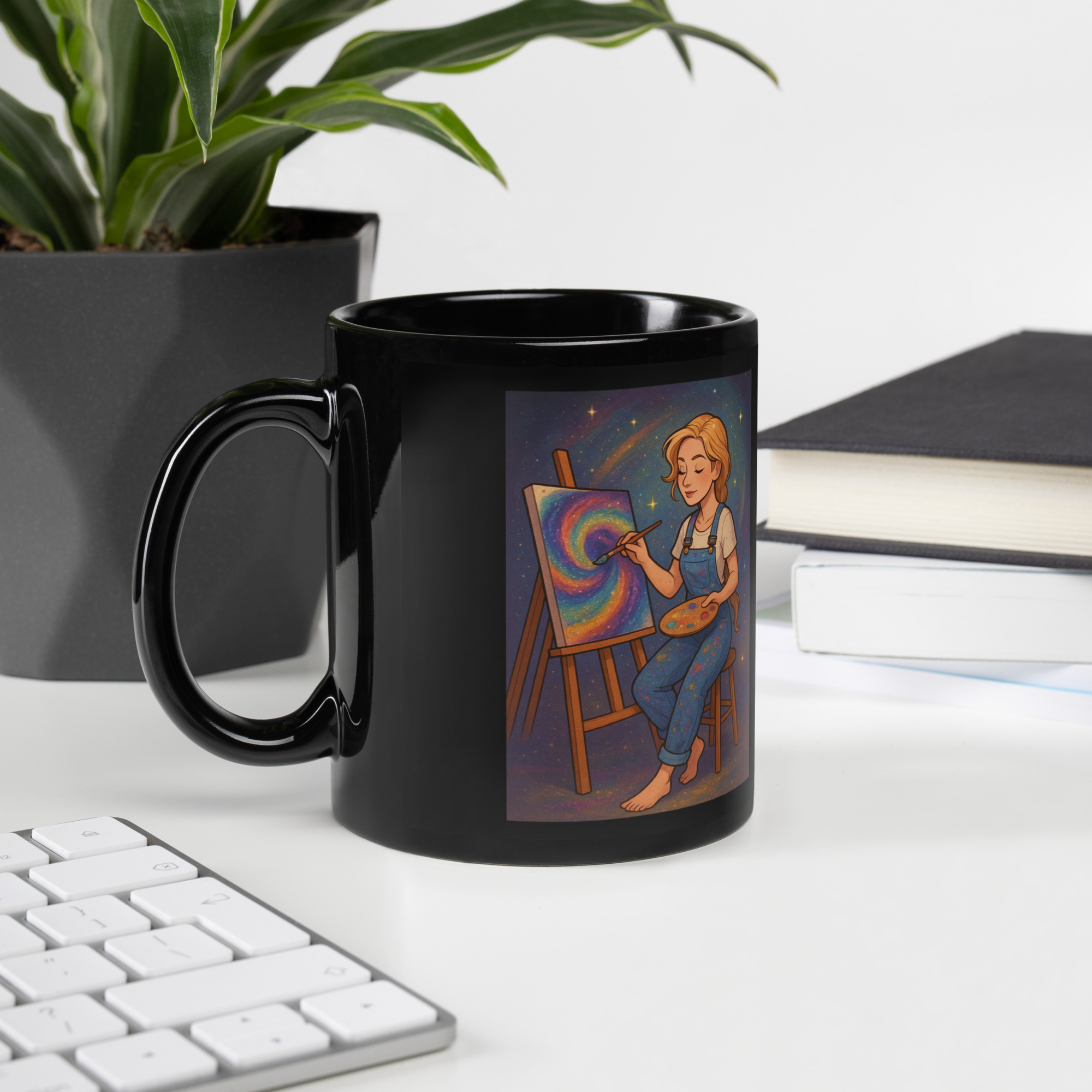 Black Glossy Mug