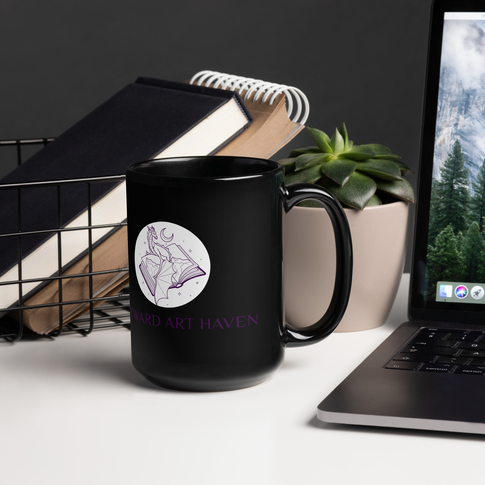Black Glossy Mug