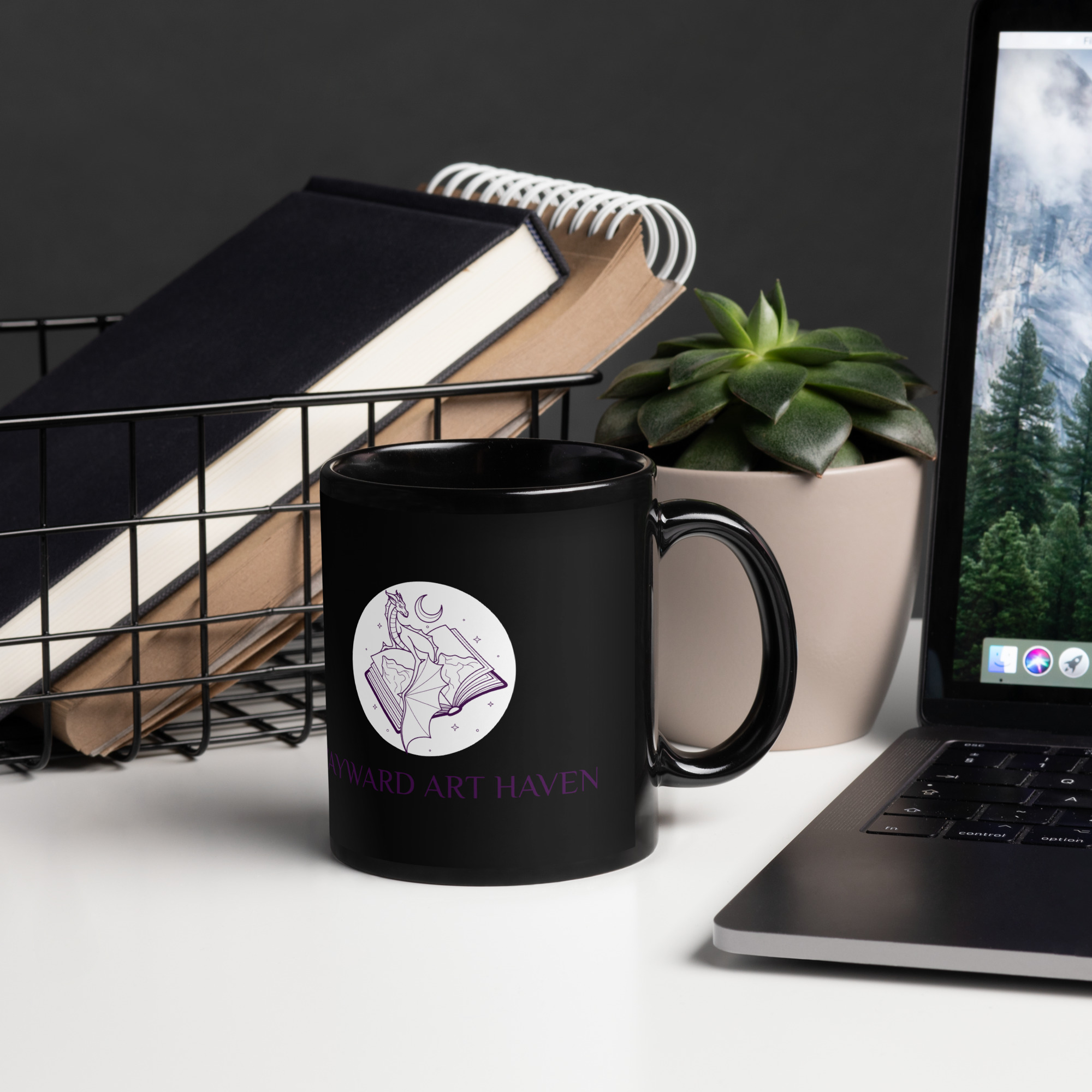 Black Glossy Mug