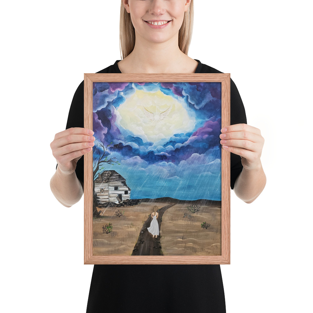Hope beyond Loss (Framed paper poster)
