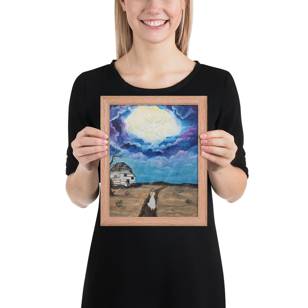 Hope beyond Loss (Framed paper poster)