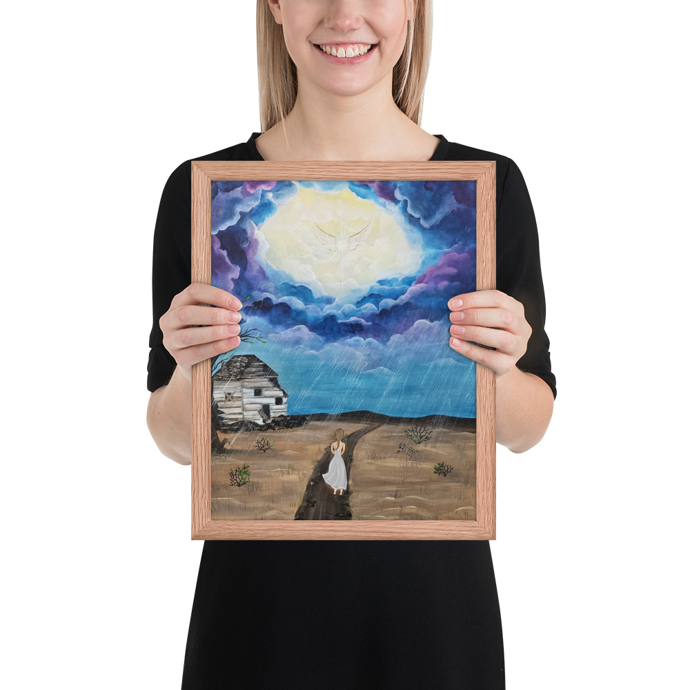 Hope beyond Loss (Framed paper poster)