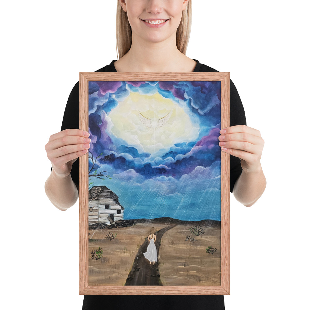 Hope beyond Loss (Framed paper poster)