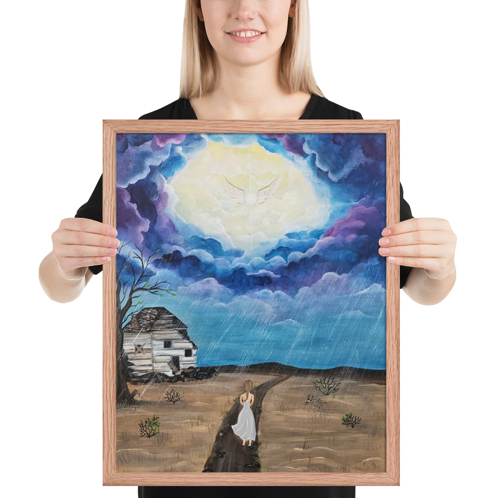 Hope beyond Loss (Framed paper poster)