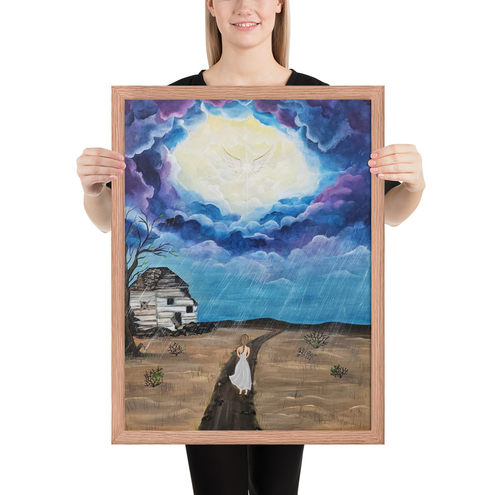 Hope beyond Loss (Framed paper poster)