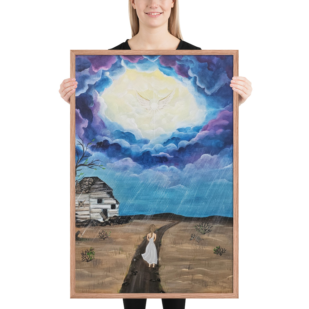 Hope beyond Loss (Framed paper poster)