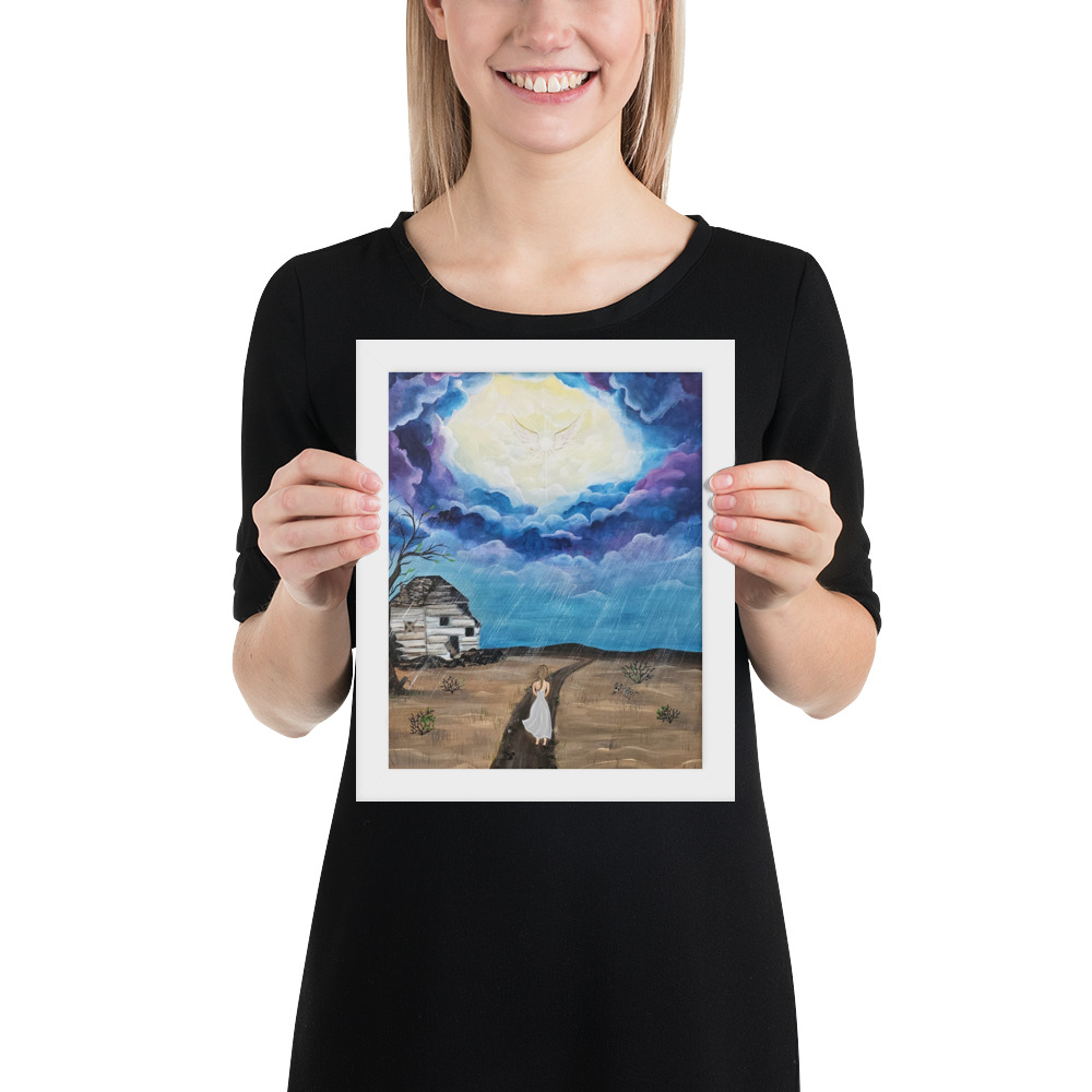 Hope beyond Loss (Framed paper poster)
