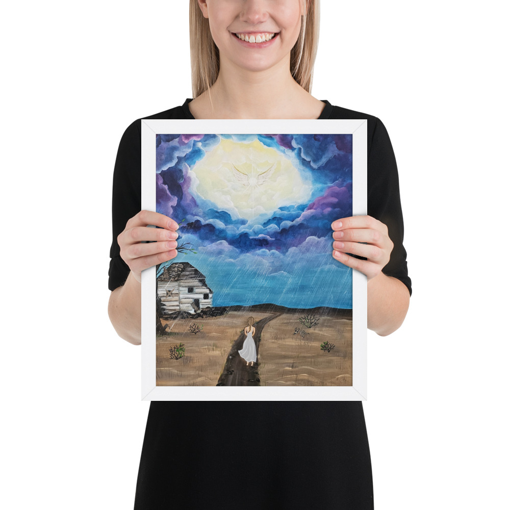 Hope beyond Loss (Framed paper poster)