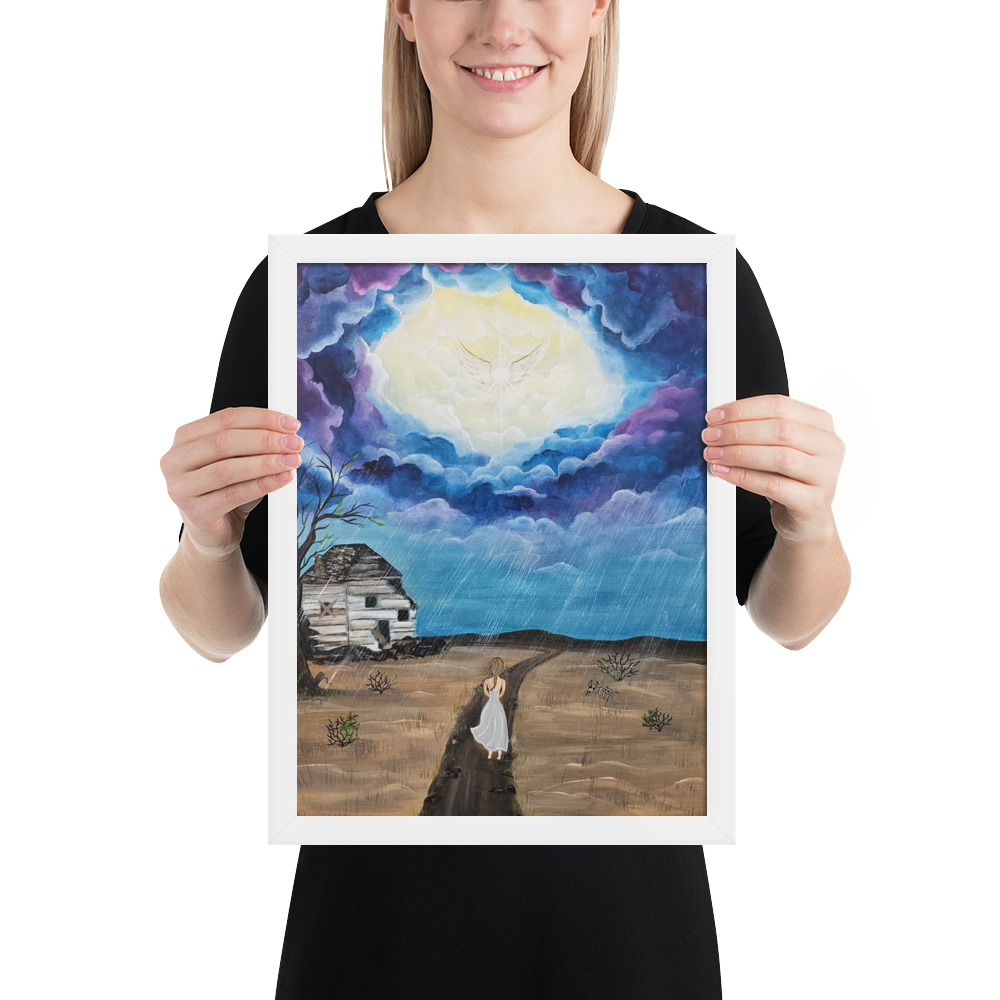 Hope beyond Loss (Framed paper poster)