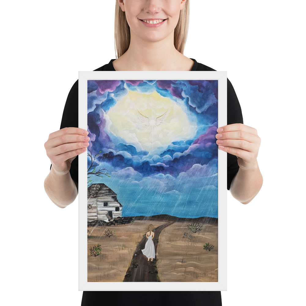 Hope beyond Loss (Framed paper poster)