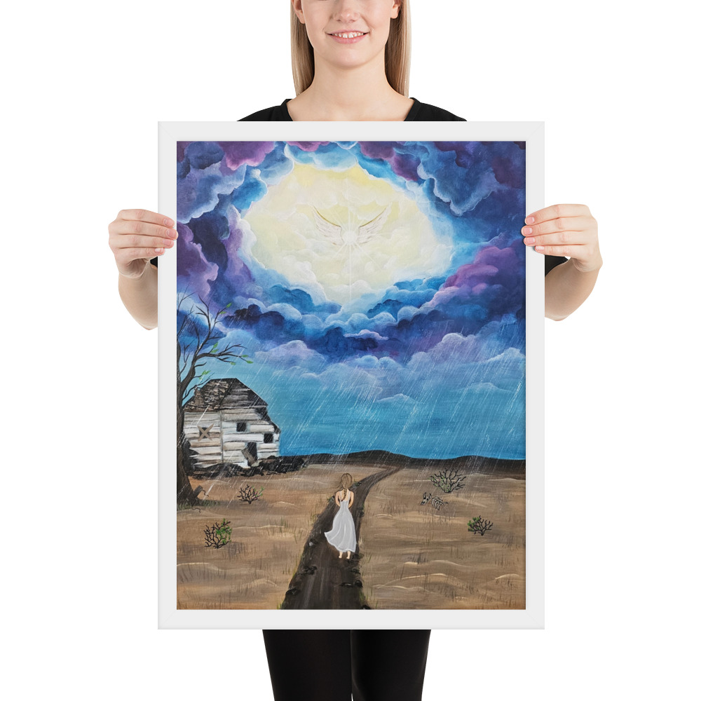 Hope beyond Loss (Framed paper poster)