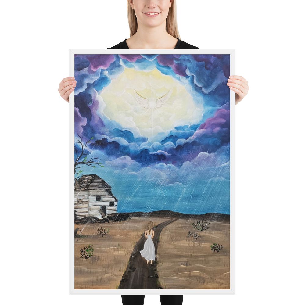 Hope beyond Loss (Framed paper poster)