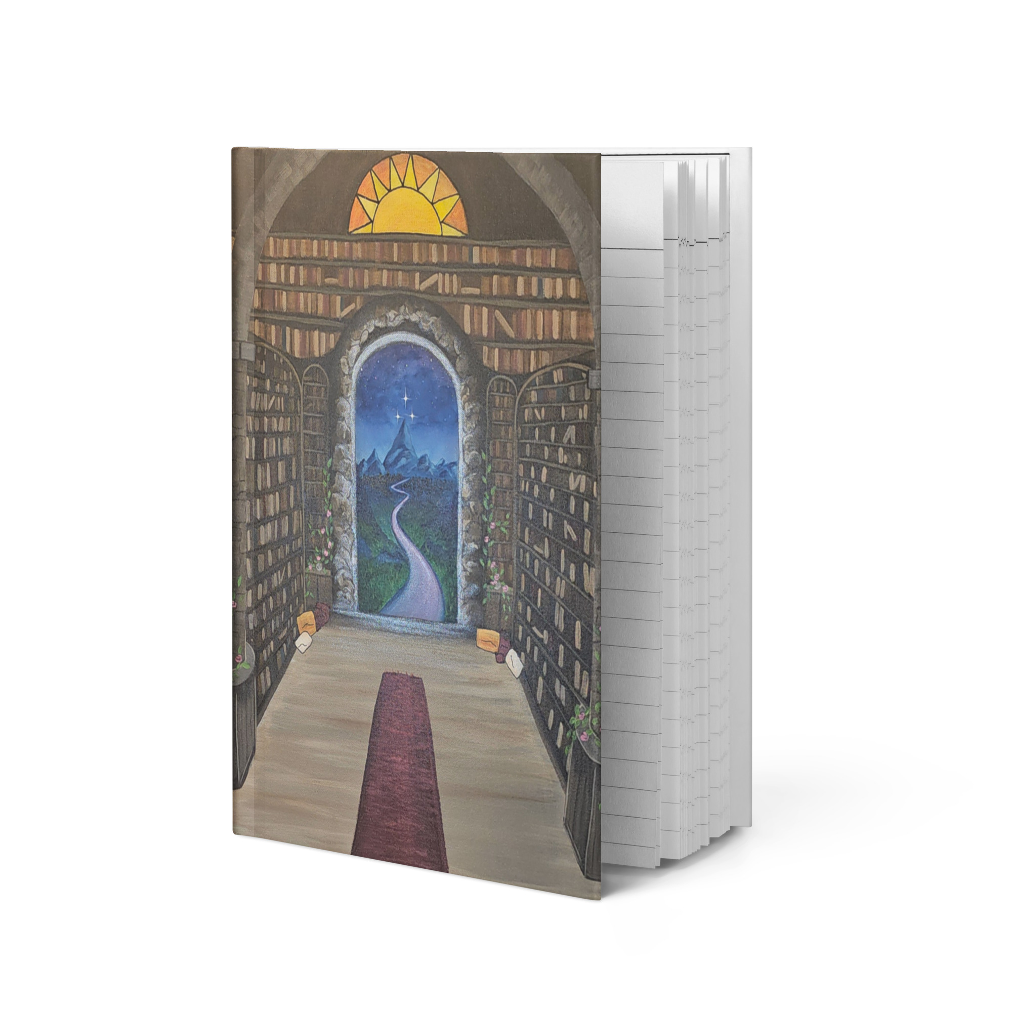 Hardcover journal matte (Library of the Realms)